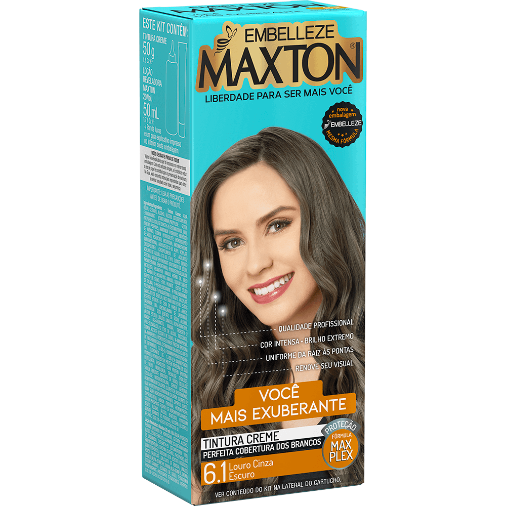 Maxton Hair Dye Maxton Hair Dye Blonde + Lush Blond Dark Gray Kit