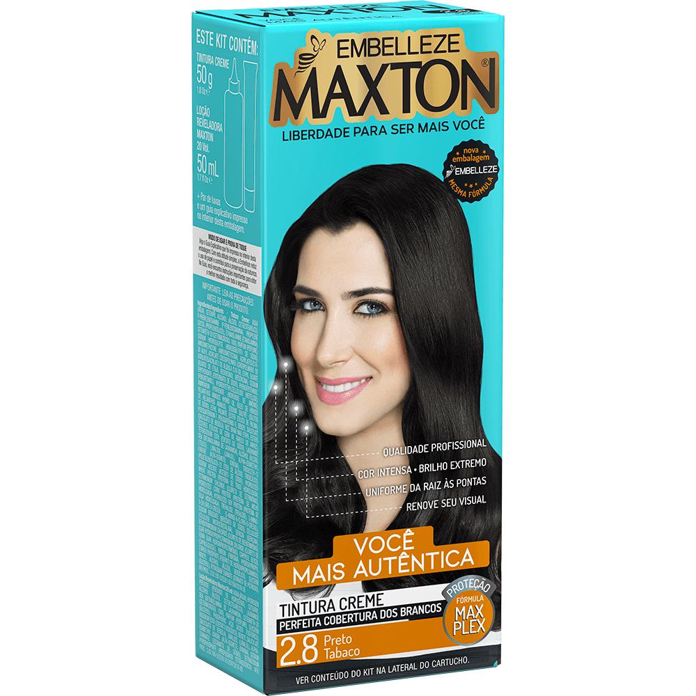 Maxton Hair Dye Maxton Hair Dye You More Authentic - Black Tobacco Kit