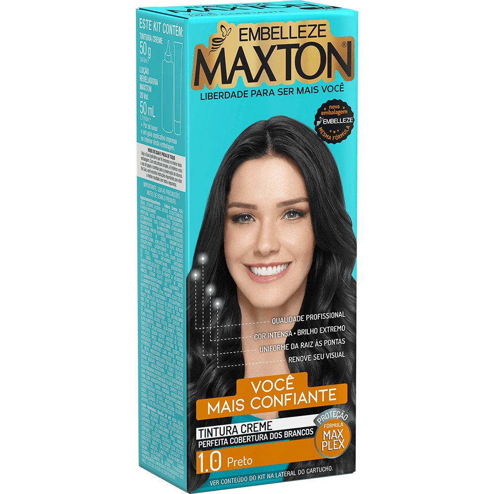 Maxton Hair Dye Maxton Hair Dye You More Confident Black Kit