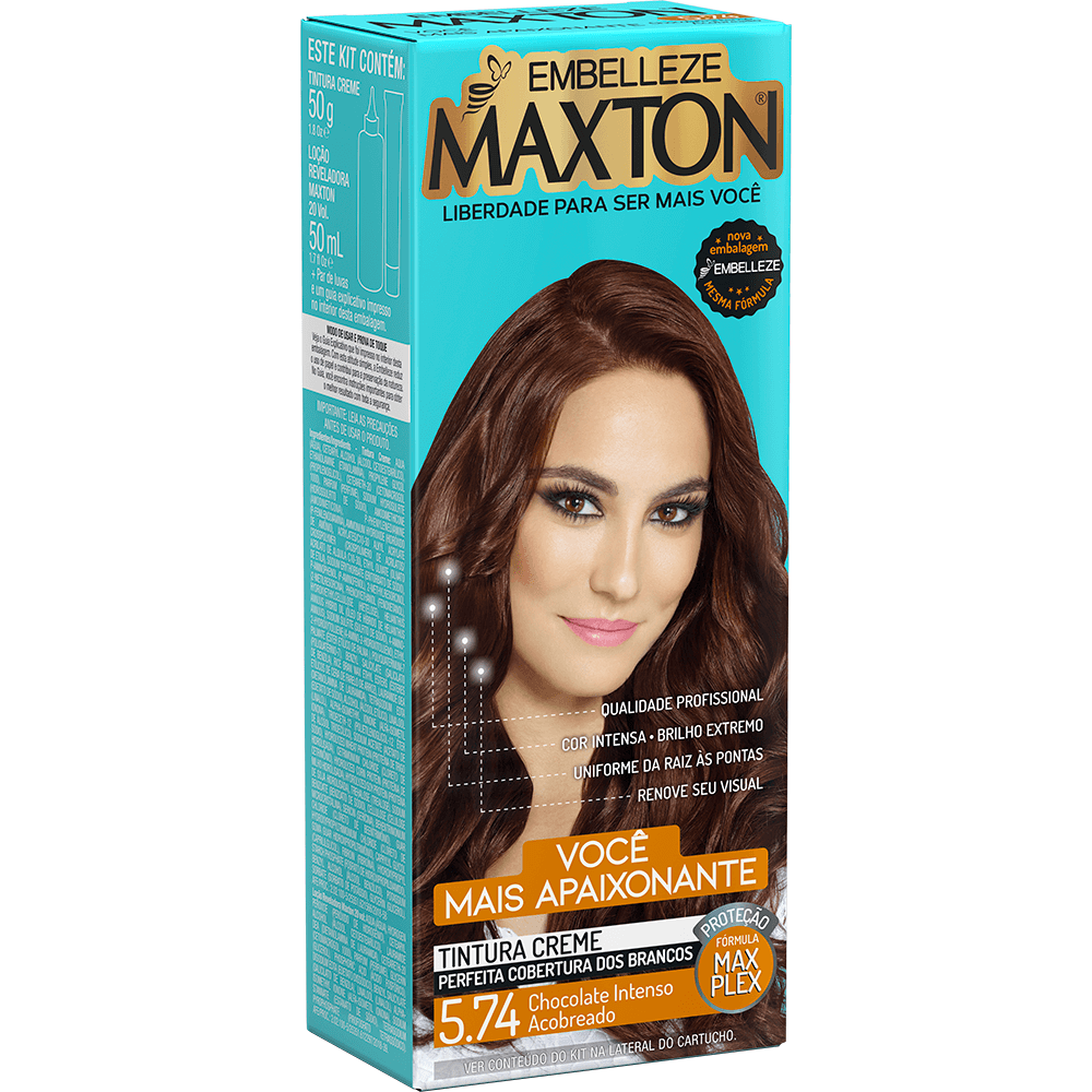 Maxton Hair Dye Maxton Hair Dye You More Passionate Intense Chocolate Coppers Kit