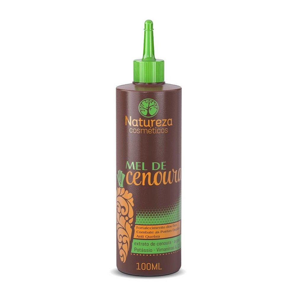 Natureza Cosmetics Brazilian Keratin Treatment Carrot Honey Anti Fall Hair Strenghtening Antioxidant 100ml - Natureza Cosmetics