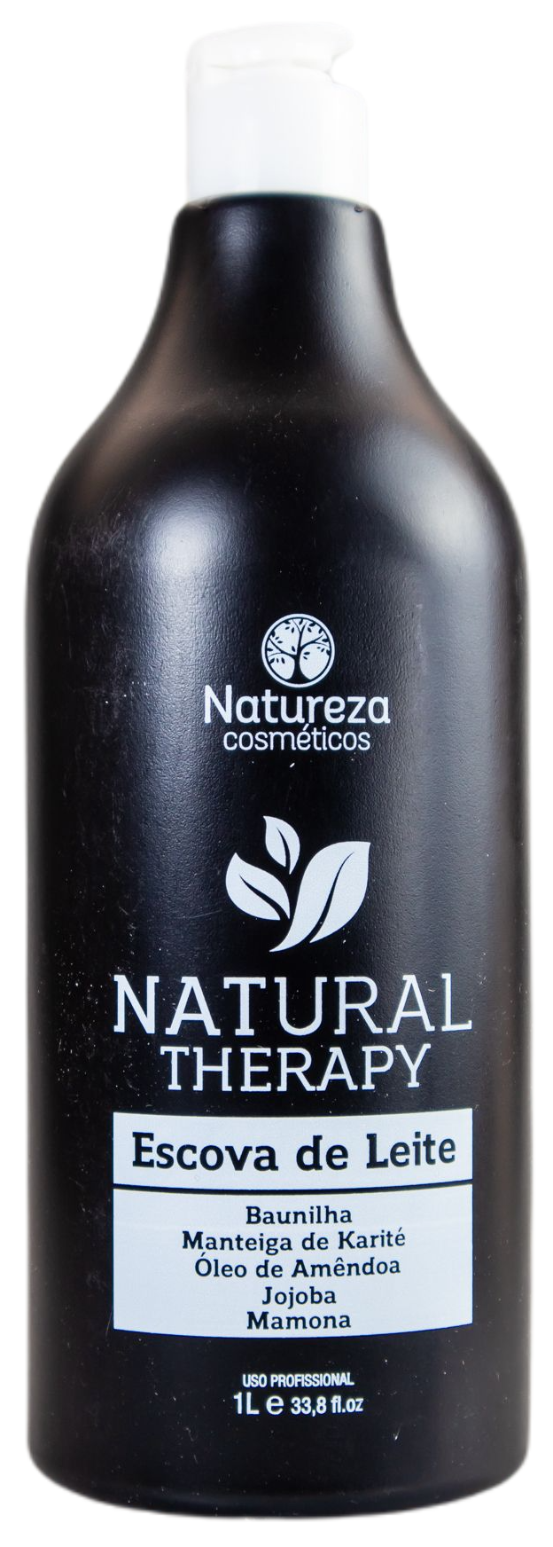 Natureza Cosmetics Brazilian Keratin Treatment Natural Therapy Organic Milk Progressive Brush Formaldehyde Free 1L - Natureza