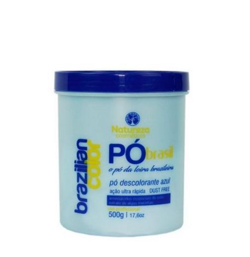 Natureza Cosmetics Brazilian Keratin Treatment Professional Blue Dust Free Brazilian Color Bleaching Powder 500g - Natureza