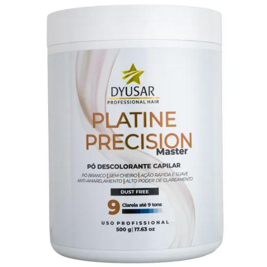 Other Brazilian Keratin Treatment Platine Precision Master Dust Free 9 Tones White Bleaching Powder 500g - Dyusar
