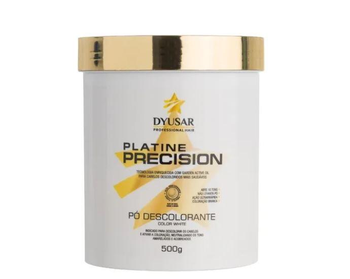Other Brazilian Keratin Treatment Platine Precision White 10 Tones Dust Free Fast Bleaching Powder 500g - Dyusar