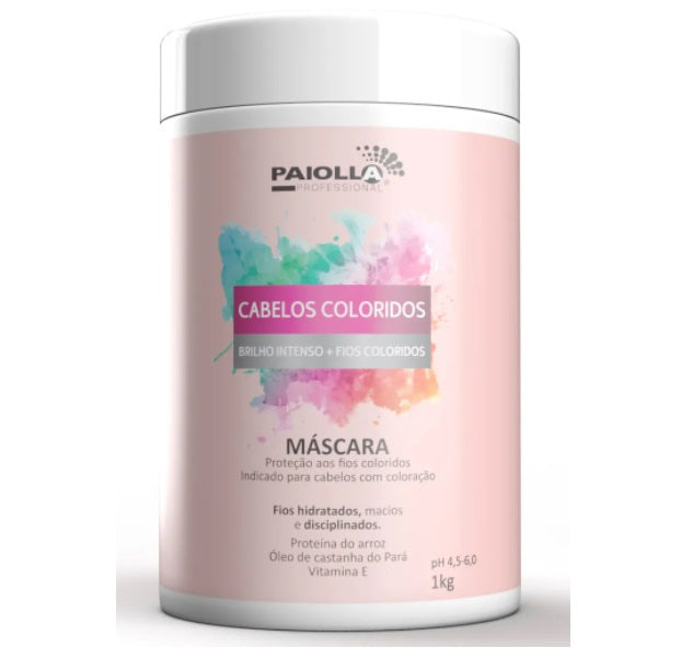 Paiolla Hair Care Colored Hair Protection Maintenance Antioxidant Treatment Mask 1Kg - Paiolla