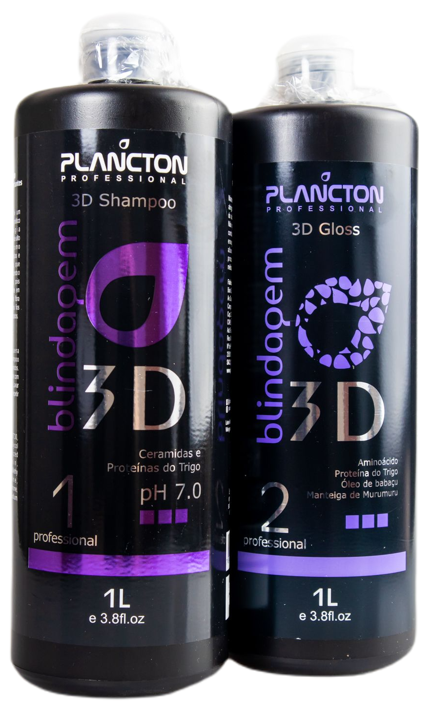 Plancton Professional Brazilian Keratin Treatment Professional Formol Free 3D Dynamic Shielding Kit 2x1L - Plancton Professional