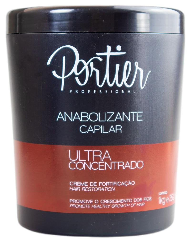 Portier Brazilian Hair Treatment Cappilary Anabolic Ultra Concentrated Hair Restoration Mask 1kg - Portier