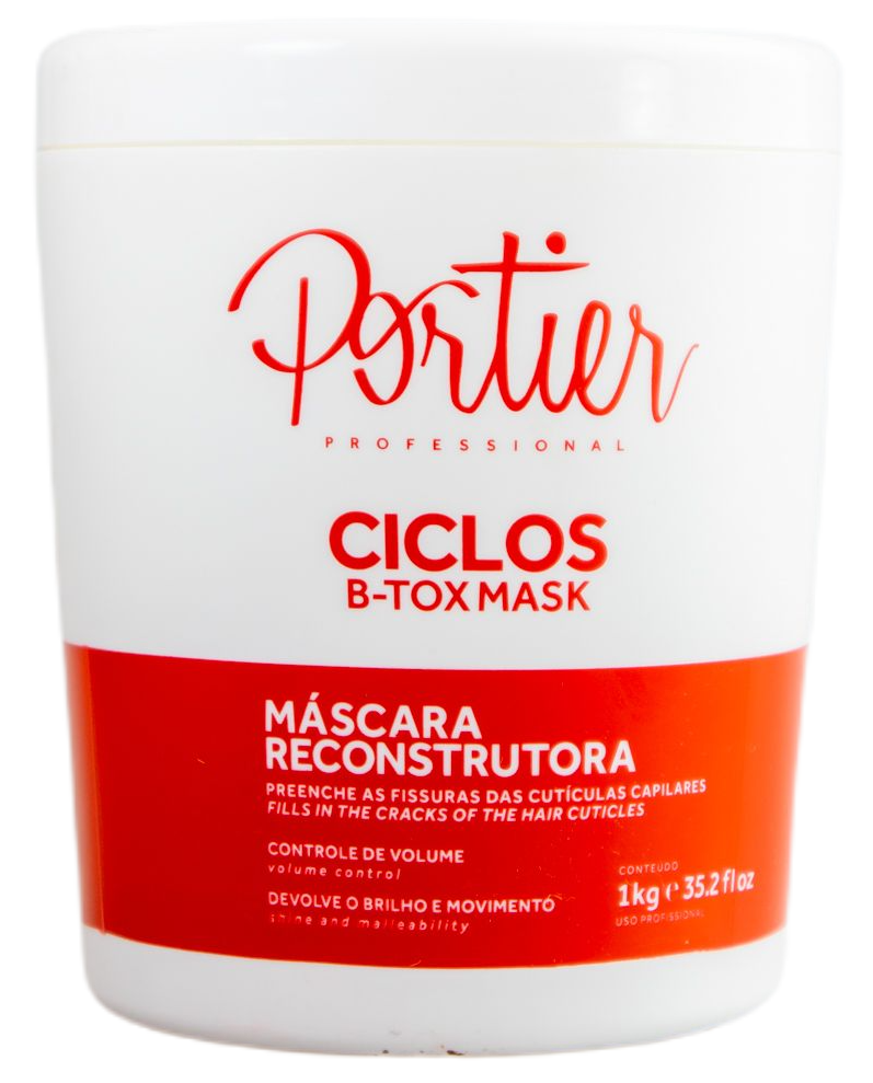 Portier Brazilian Hair Treatment Portier Ciclos B-Tox Mask Volume Control - Portier