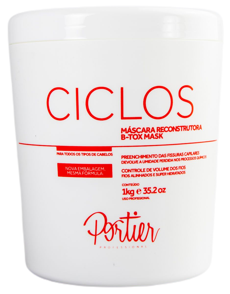 Portier Brazilian Hair Treatment Portier Ciclos B-Tox Mask Volume Control - Portier