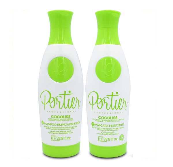 Portier Brazilian Keratin Treatment Cocoliss Progressive Keratin Treatment Kit 2x1L - Portier