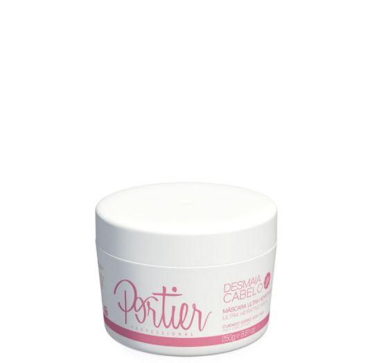 Portier Hair Mask Professional Hair Faints Desmaia Ultra Hydrating Anti Frizz Mask 250g - Portier