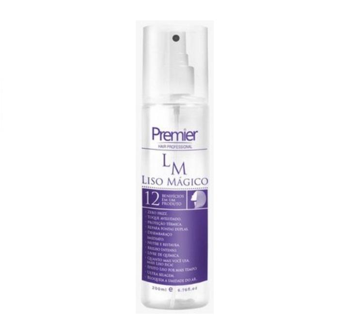 Premier Hair Home Care Liso Mágico 12 Benefits Magic Smoothing Treatment Spray 200ml - Premier Hair