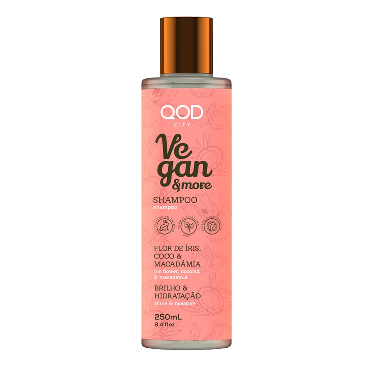 QOD Hair Care Vegan & More Shampoo 250ML - QOD