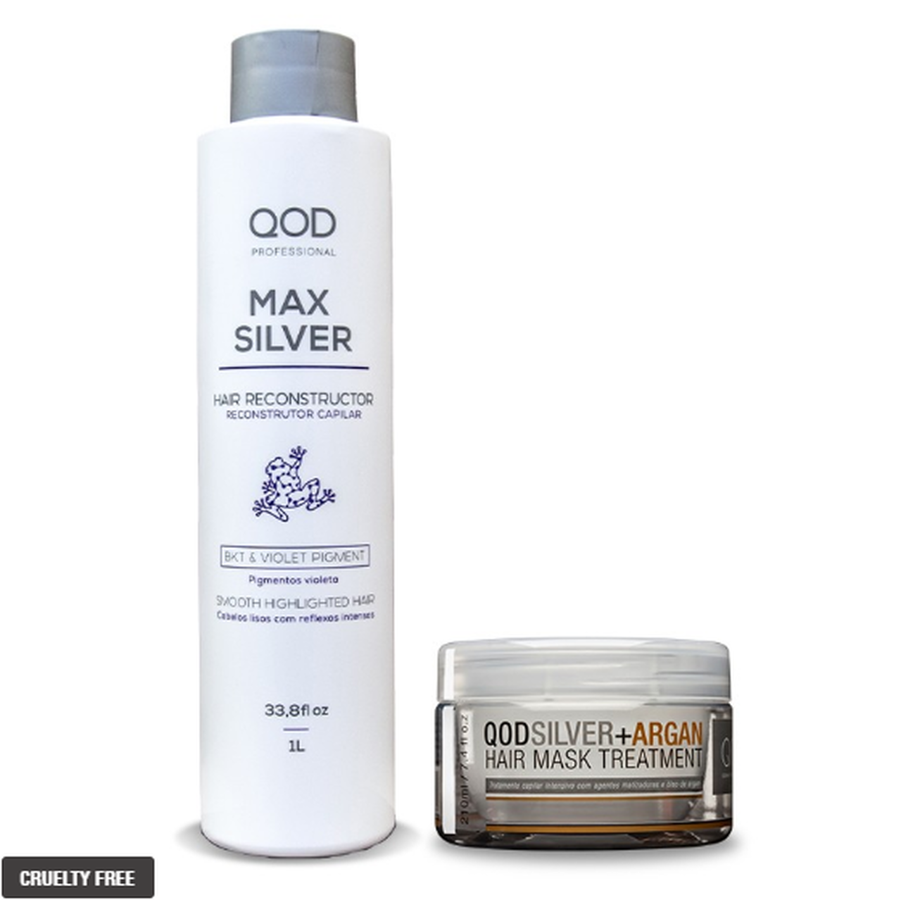 QOD Shaving & Grooming Kit Max Silver + Argan - QOD Pro - QOD