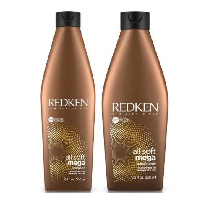 Redken Brazilian Keratin Treatment All Soft Mega Nourishment for Severaly Dry Hair Treatment Kit 2 Itens - Redken