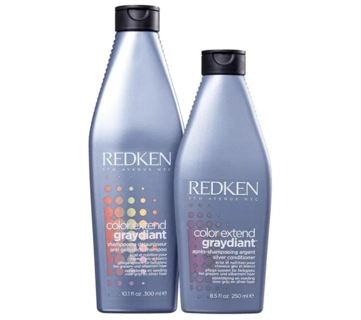 Redken Brazilian Keratin Treatment Color Extend Graydiant Violet Pigments Silver Treatment Kit 2 Itens - Redken