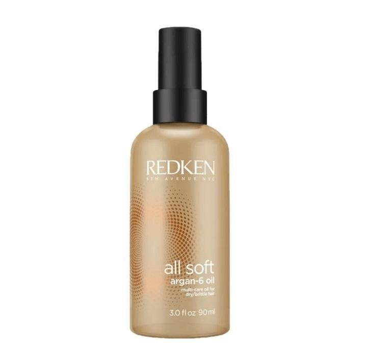 Redken Home Care All Soft Argan-6 Multicare Dry Brittle Hair Hydration Finisher Oil 60ml - Redken
