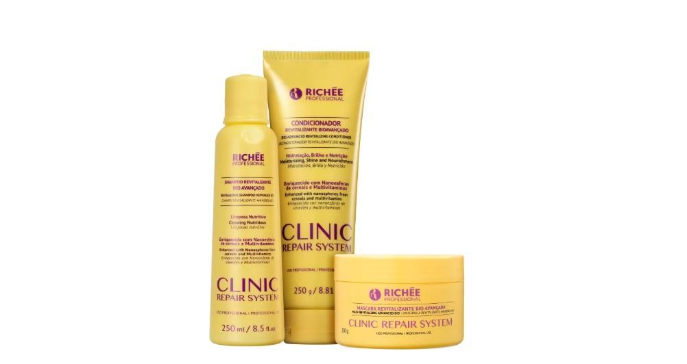 Richée Home Care Clinic Repair System Daily Hair Treatment Kit 3 Products - Richeé