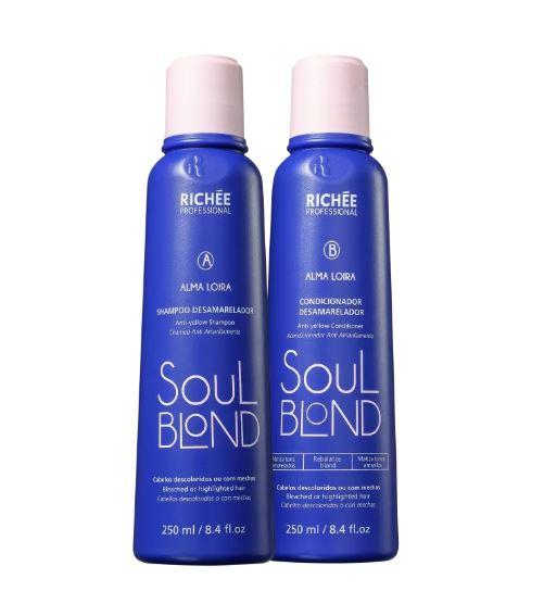Richée Home Care Soul Blond Maintenance Daily Use Home Care Hair Treatment Kit 2x250ml - Richée