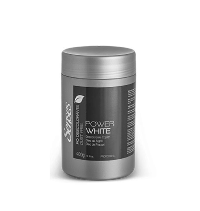 Senses Color Treatment Power White Dust Free 9 Tones Macadamia Hair Bleaching Powder 400g - Senses