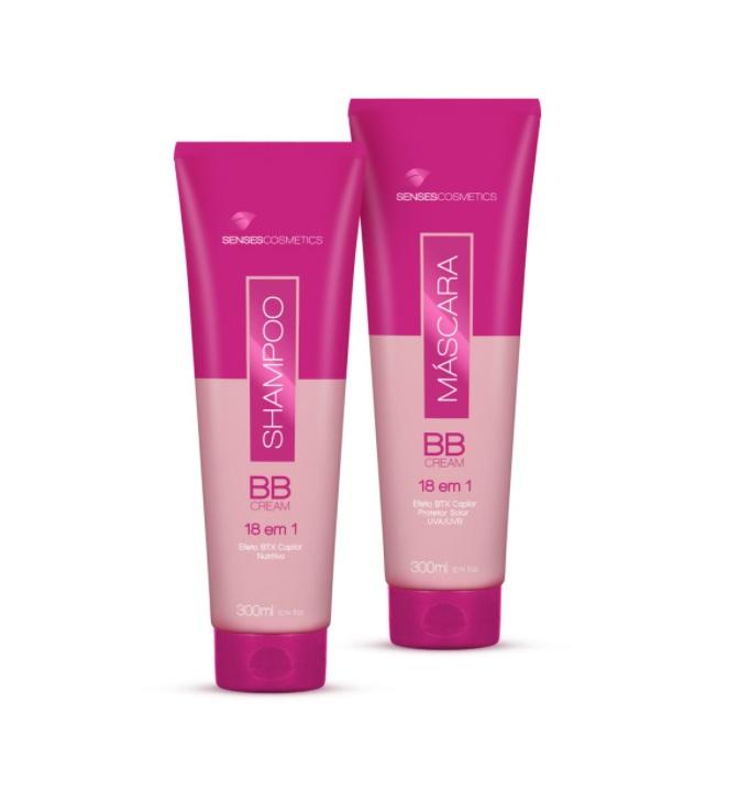 Senses Home Care BB Cream BTX Effect Nourishing Sunscreen 18 in 1 Treatment Kit 2x300ml - Senses