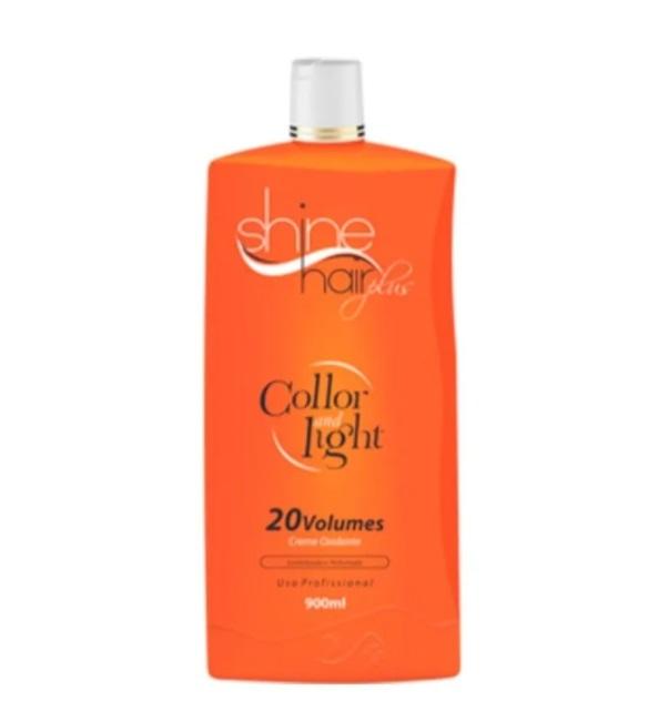 Shine Hair Brazilian Keratin Treatment Collor Light Creamy Perfumed Oxidant Emulsion 20 Volumes 900ml - Shine Hair