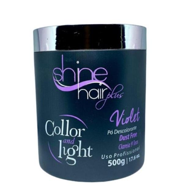 Shine Hair Brazilian Keratin Treatment Professional Shine 9 Tones Dust Free Violet Bleaching Powder 500g - Shine Hair