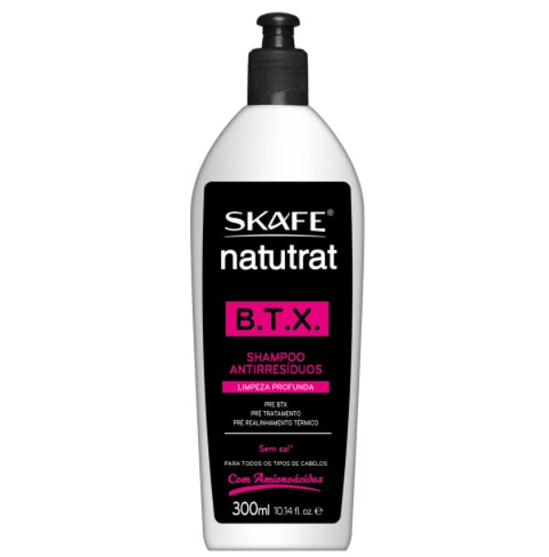 Skafe Hair Care BTX Anti Residues Salt Free SOS Shampoo Hair Deep Cleaning 300ml - Skafe