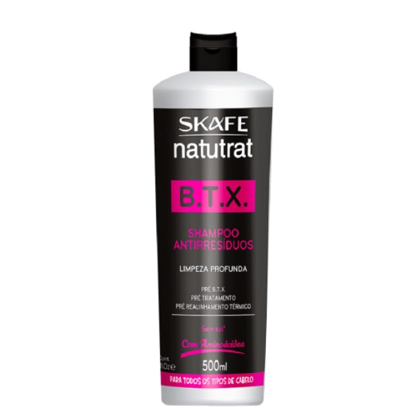Skafe Hair Care BTX Anti Residues Salt Free SOS Shampoo Hair Deep Cleaning 500ml - Skafe