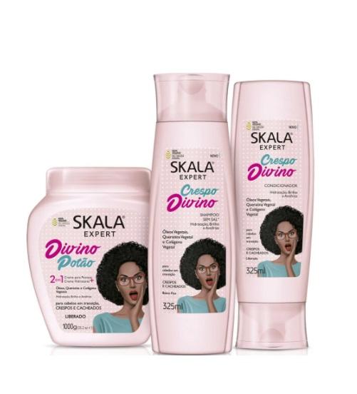 Skala Home Care Expert Divine Curly Hair Transition Anti Frizz Moisturizing Kit 3 Prod.   Skala