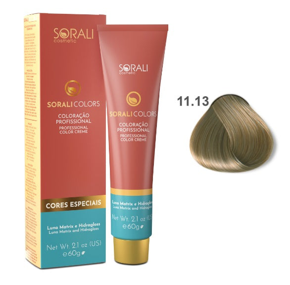 Sorali Professional Hair Dye Tinting Intense Matte Cream Gloss Effect 11.13 60G
