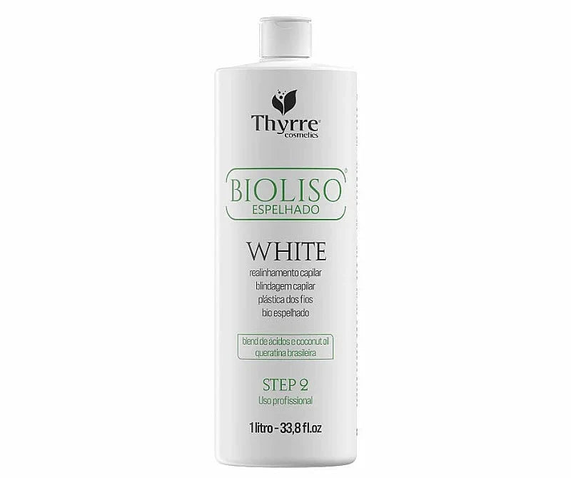 Thyrre Cosmetics Brazilian Keratin Treatment Thyrre Cosmetics Bioliso White 1L / 33.8 fl oz