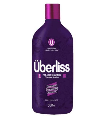 Uberliss Brazilian Keratin Treatment Smooth Effect Carbocysteine Progressive Brush Pre Liss Shampoo 500ml - Uberliss