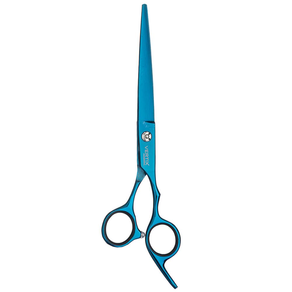Vertix hair shear Blue Titanium Laser Scissors 7.0 Hair Shear  - Vertix Professional