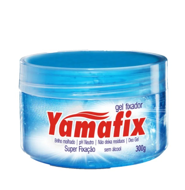 Yamá Hair Care Yamafix Blue Super Fixing Hair Styling Modeling Shaper Shine Gel 300g - Yamá
