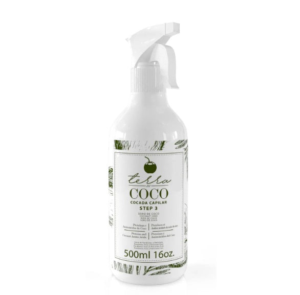 Ybera Hair Care Terra Coco Coconut Hair Serum Spray Recovery Treatment 500ml - Ybera Paris