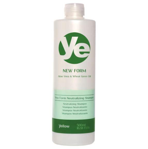 Yellow Brazilian Keratin Treatment New Form Aloe Vera Wheat Germ Oil Neutralizing Shampoo 500ml - Yellow