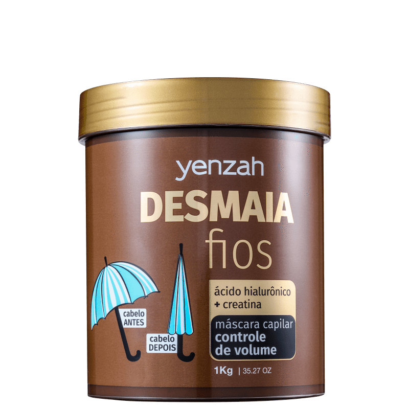 Yenzah Hair Mask Desmaia Fios - Hair Mask 1000g - Yenzah