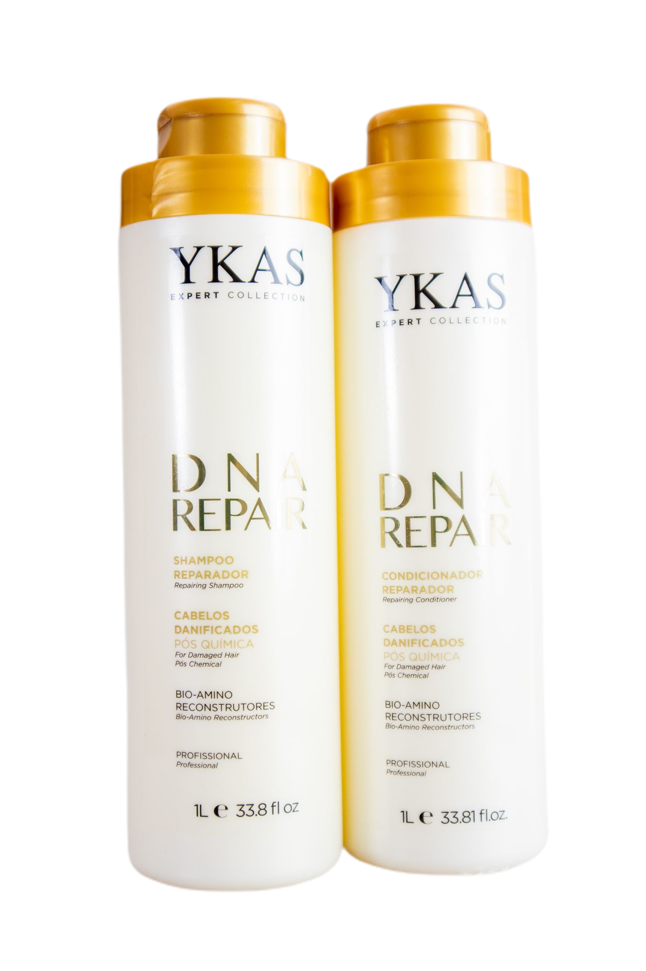 Ykas Brazilian Hair Treatment DNA Repair Kit Salon Duo (2 Products) - YKAS