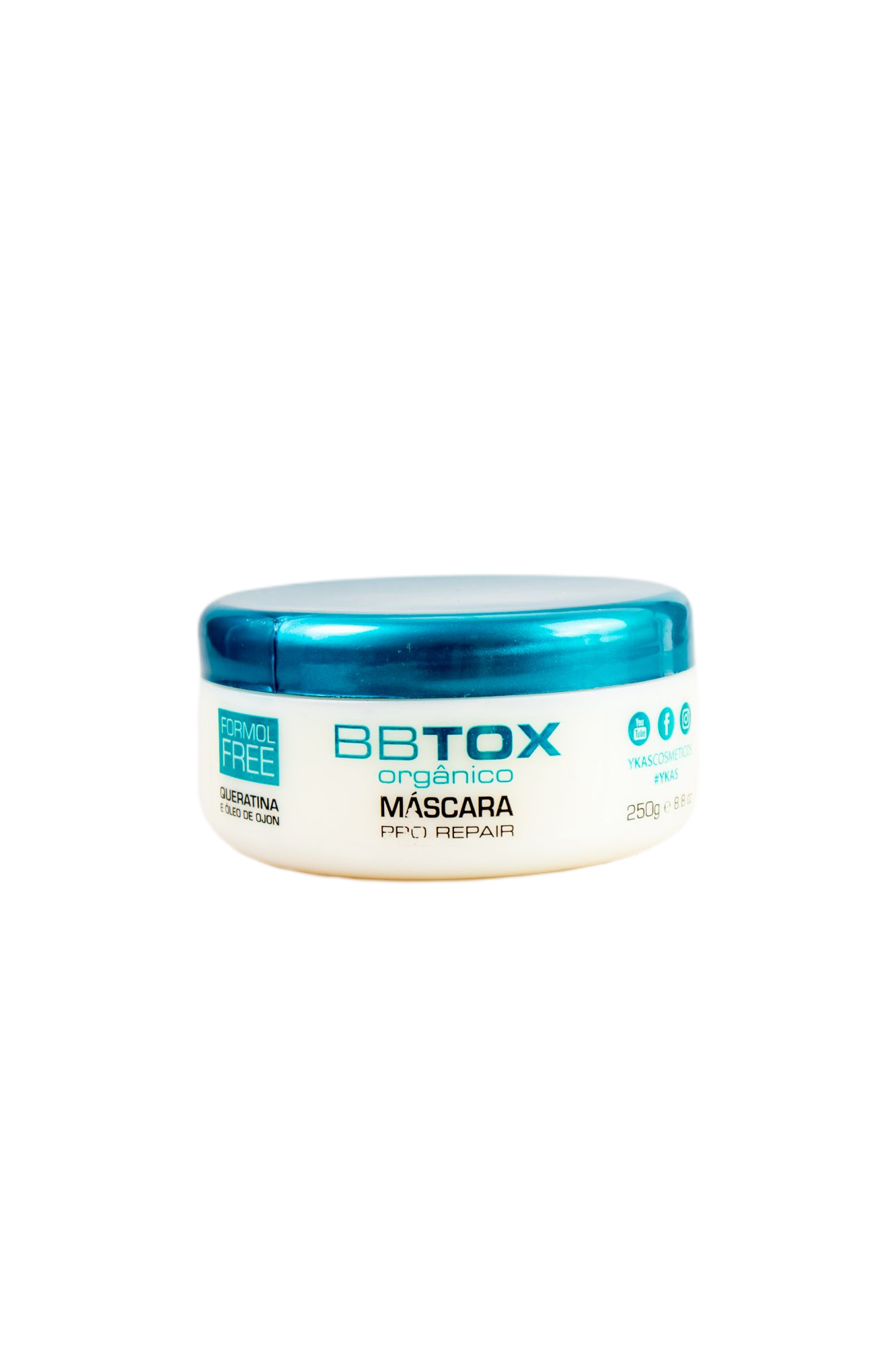 Ykas Hair Mask BBTox Organic Keratin Ojon Botox Hair Treatment Mask Pro Repair 250g - Ykas