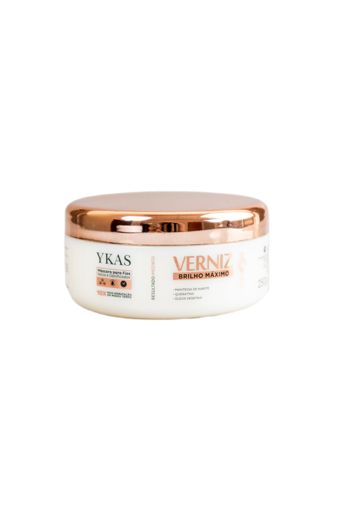 Ykas Hair Mask Varnish Bath Immediate Keratin Shea Butter Oils Hair Treatment Mask 250g - Ykas